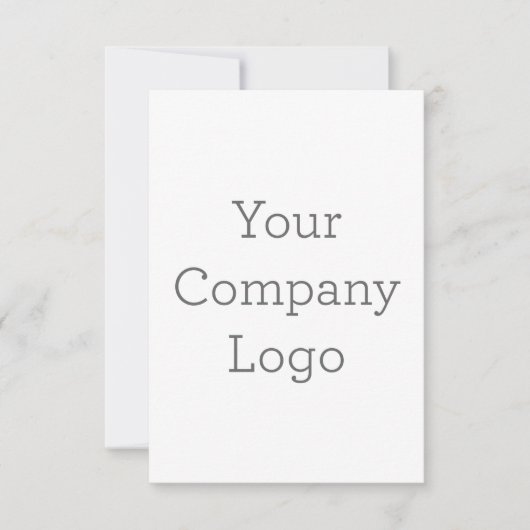 8.89 cm x 12.7 cm Flache Dankeskarte (Vorderseite)