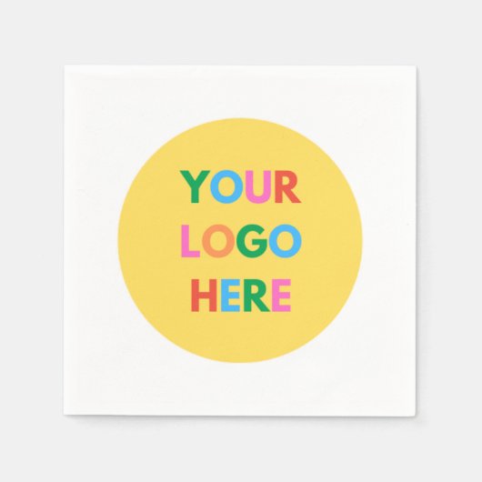 Erstellen Sie Ihr eigenes Firmenlogo für Ihr Unter Serviette (Vorderseite)