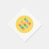 Erstellen Sie Ihr eigenes Firmenlogo für Ihr Unter Serviette (Ecke)