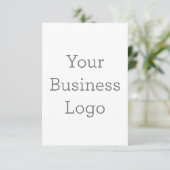 8.89 cm x 12.7 cm Flache Dankeskarte (Stehend Vorderseite)