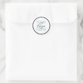 Erstellen Sie Ihr eigenes Firmenlogo Runder Aufkleber (Tasche)