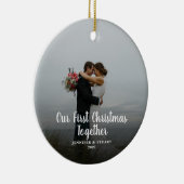 Erstellen Sie Ihr eigenes First Christmas Together Keramik Ornament (Rechts)