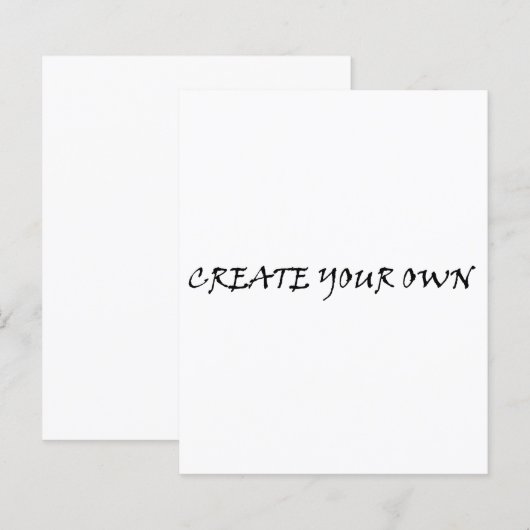 Erstellen Sie Ihr eigenes Flachblattpapier (Vorne/Hinten)