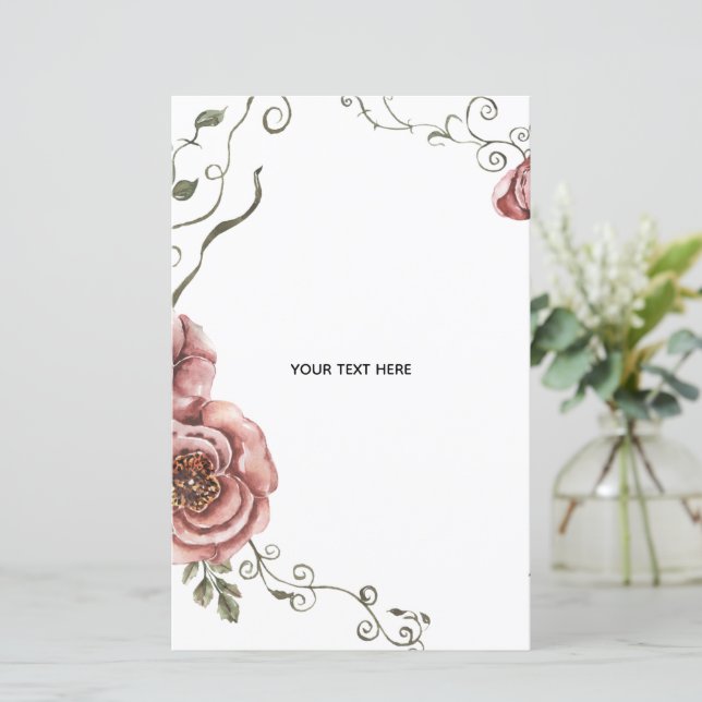 Erstellen Sie Ihr eigenes Florales  (Stehend Vorderseite)