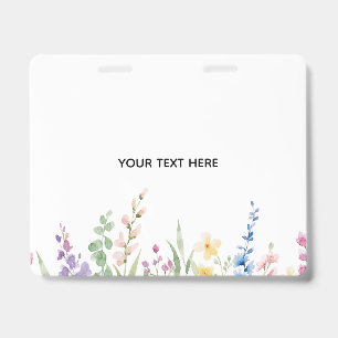 Erstellen Sie Ihr eigenes florales Abzeichen Ausweis
