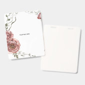 Erstellen Sie Ihr eigenes Florales Ausweis (Vorder- & Rückseite)