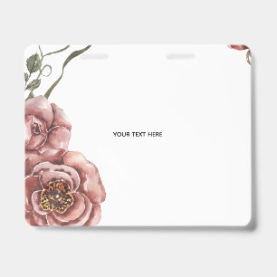 Erstellen Sie Ihr eigenes Florales  Ausweis