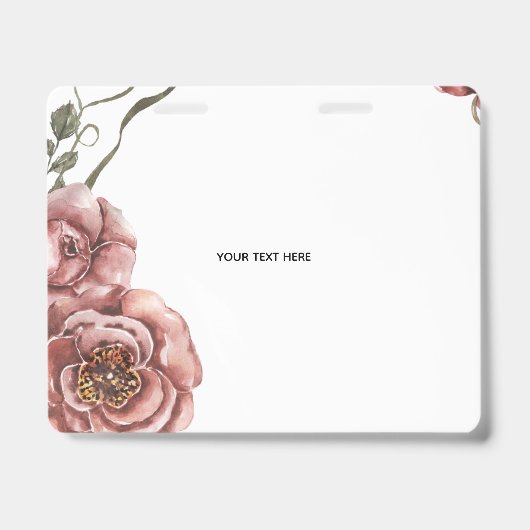 Erstellen Sie Ihr eigenes Florales Ausweis (Vorderseite)