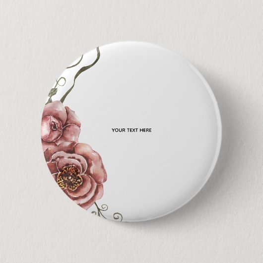 Erstellen Sie Ihr eigenes Florales Button (Vorderseite)