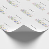 Erstellen Sie Ihr eigenes florales Geschenkpapier (Ecke)