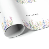 Erstellen Sie Ihr eigenes florales Geschenkpapier (Rolleneckpunkt)