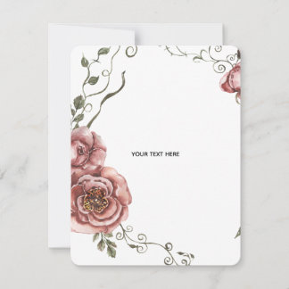 Erstellen Sie Ihr eigenes Florales Mitteilungskarte