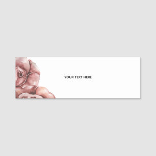 Erstellen Sie Ihr eigenes Florales  Namensschild