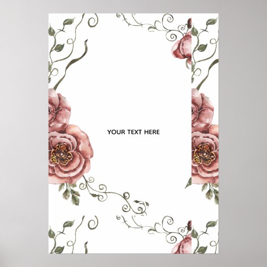 Erstellen Sie Ihr eigenes Florales Poster (Vorne)