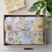 Erstellen Sie Ihr eigenes florales Seidenpapier (Geschenk)