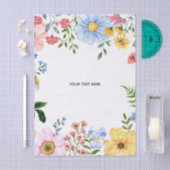 Erstellen Sie Ihr eigenes florales Seidenpapier (Handwerk)