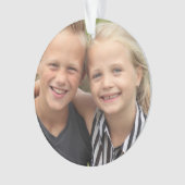 Erstellen Sie Ihr eigenes Foto Akrylverzierung Ornament (Vorderseite)
