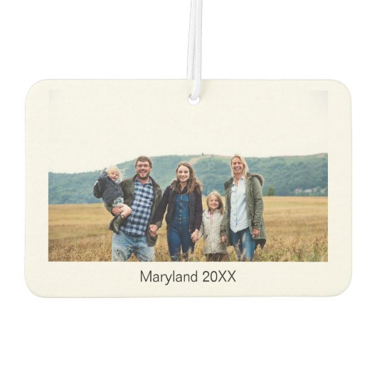 Erstellen Sie Ihr eigenes Foto auf beiden Seiten E Autolufterfrischer (Rückseite)