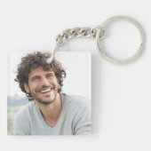 Erstellen Sie Ihr eigenes Foto-Bild Schlüsselanhänger (Rückseite)
