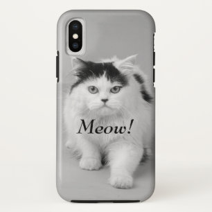 Erstellen Sie Ihr eigenes Foto Cat MYO schwarz und Case-Mate iPhone Hülle