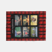 Erstellen Sie Ihr eigenes Foto Collage Büffel kari Fleecedecke (Vorderseite (Horizontal))