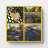 Erstellen Sie Ihr eigenes Foto Collage Gold Fotoplatte (Vorderseite)