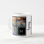 Erstellen Sie Ihr eigenes Foto-Collage-Monogramm Kaffeetasse (Vorderseite Links)