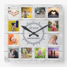 Erstellen Sie Ihr eigenes Foto Collage Rustic Baue