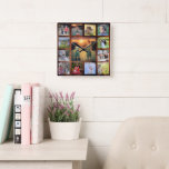 Erstellen Sie Ihr eigenes Foto Collage rustikales  Quadratische Wanduhr<br><div class="desc">Erstellen Sie Ihre eigene Foto-Collage,  rustikales Stallholz,  Square Wall Clock. Fügen Sie Ihre eigenen schönsten Fotos hinzu und erstellen Sie eine ganz persönliche und einzigartige Uhr.</div>