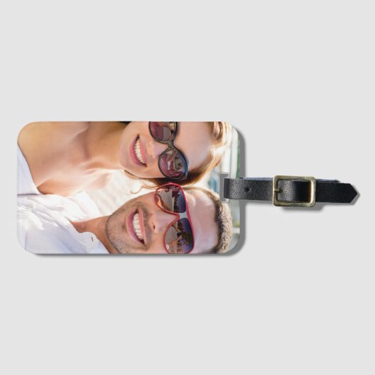 Erstellen Sie Ihr eigenes Foto Custom Pic Gepäckanhänger (Vorderseite (Horizontal))