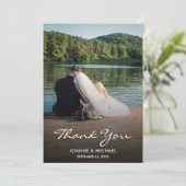 Erstellen Sie Ihr eigenes Foto Danke Hochzeit (Stehend Vorderseite)