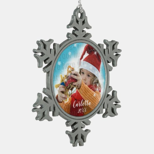 Erstellen Sie Ihr eigenes Foto datierter Ornament (Links)