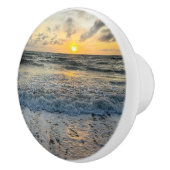 Erstellen Sie Ihr eigenes Foto Einfaches Sonnenauf Keramikknauf (Rechts)