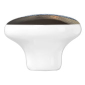 Erstellen Sie Ihr eigenes Foto Einfaches Sonnenauf Keramikknauf (Seitenansicht)