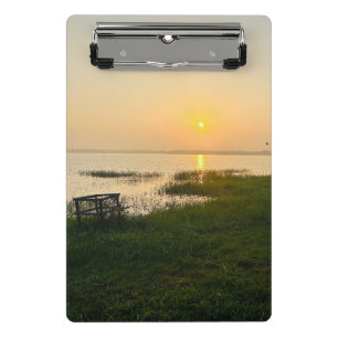 Erstellen Sie Ihr eigenes Foto Einfaches Sonnenauf Mini Klemmbrett