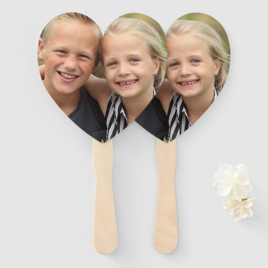 Erstellen Sie Ihr eigenes Foto Fächer (Vorne und Hinten)