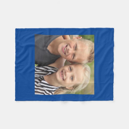Erstellen Sie Ihr eigenes Foto Fleece Blanken (Vorderseite (Horizontal))