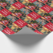 Erstellen Sie Ihr eigenes Foto Frohe Weihnachtssch Geschenkpapier (Ecke)