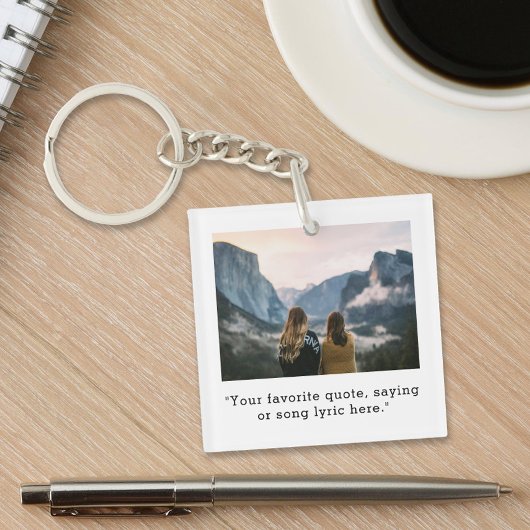 Erstellen Sie Ihr eigenes Foto für benutzerdefinie Schlüsselanhänger