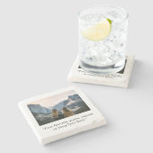 Erstellen Sie Ihr eigenes Foto für benutzerdefinie Steinuntersetzer (Seitenansicht)