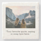 Erstellen Sie Ihr eigenes Foto für benutzerdefinie Steinuntersetzer (Vorderseite)