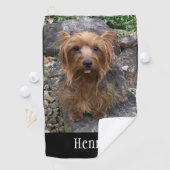 Erstellen Sie Ihr eigenes Foto für den Haustierspo Golfhandtuch (Insitu)