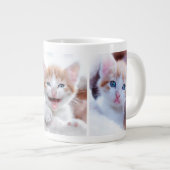 Erstellen Sie Ihr eigenes Foto für drei Haustiere Jumbo-Tasse (Vorderseite Rechts)