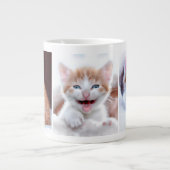 Erstellen Sie Ihr eigenes Foto für drei Haustiere Jumbo-Tasse (Vorderseite)