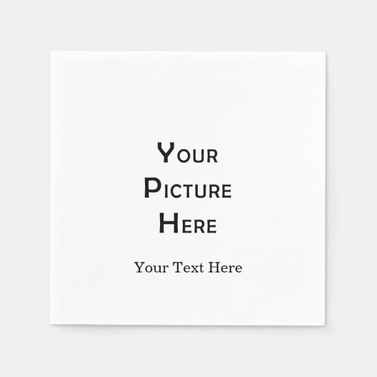 Erstellen Sie Ihr eigenes Foto für eine benutzerde Serviette (Vorderseite)