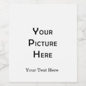 Erstellen Sie Ihr eigenes Foto für eine benutzerde Weinetikett (Einzelnes Label)