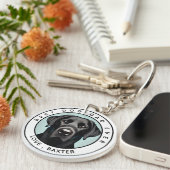 Erstellen Sie Ihr eigenes Foto für Haustiere Perso Schlüsselanhänger (Vorderseite rechts)