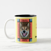 Erstellen Sie Ihr eigenes Foto für Hunde Katze Fun Zweifarbige Tasse (Links)