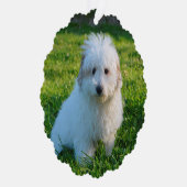 Erstellen Sie Ihr eigenes Foto für Hunde Ornament Karte (Rechts)