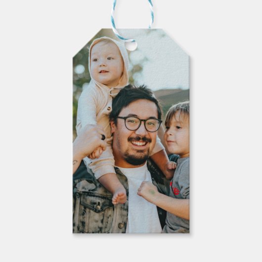 Erstellen Sie Ihr eigenes Foto Geschenkanhänger (Vorderseite)